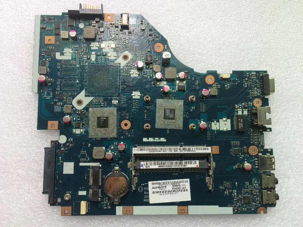 Бесплатная доставка материнская плата P5WE6 LA-7092P для acer 5250 5253 gateway serise с процессором