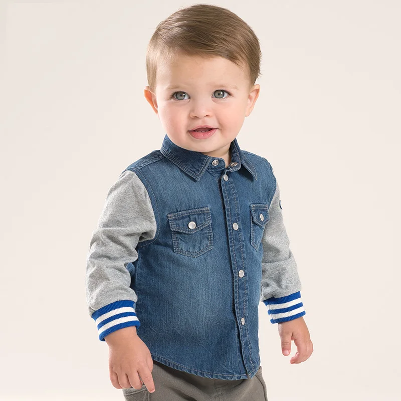 Brand 2016New Autumn 100cotton kid infant toddler baby girl denim