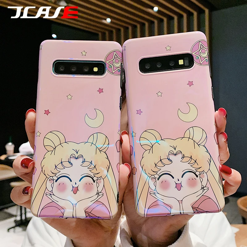 

Jcase for Samsung Galaxy S10 E Plus Lite S8 S9 Plus Note 8 Note9 Phone Cases Soft IMD Shell Phone Back Cover Bag