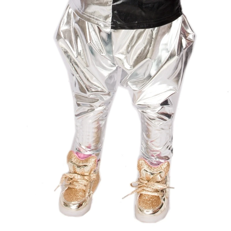 baggy silver pants