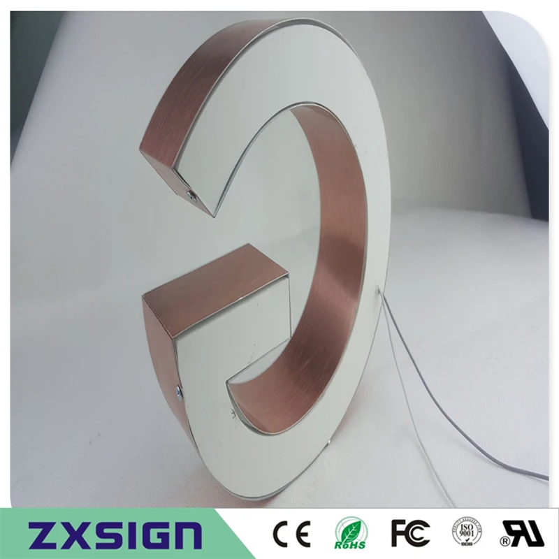 Наружная высокая яркость акриловая алюминиевая сторона без оправы Передняя