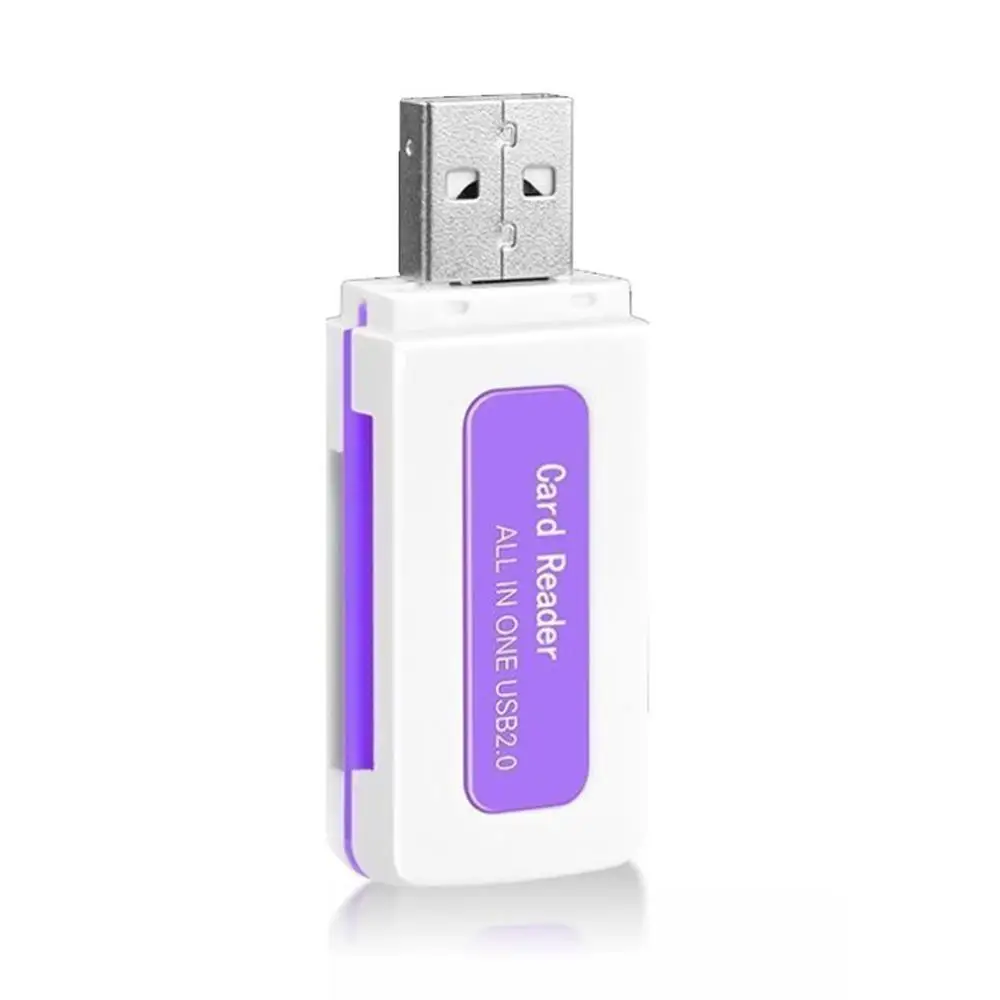 

Colorful Jade High-Speed Card Reader 4 In 1 Multi-Function Sdtf M2 Ms Card Reader Universal Card Reader Gift