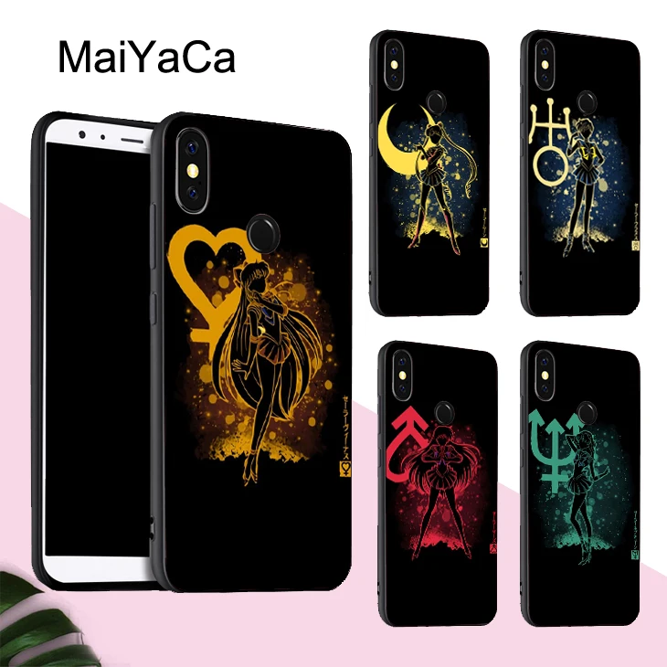 

MaiYaCa Sailor Moon Manga Phone Case For Xiaomi Redmi Note 5 Plus Mi 8 Lite 9 6X A2 Note 7 Case Redmi 4X 6A 6 Pro S2 Max 3 Cover
