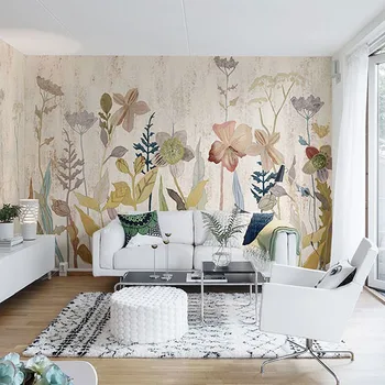 

Bacaz Custom 3d Wall Murals Forest Wallpaper for Living Room Background 3d Photo Wall Mural Wall paper 3d Flower Stickers