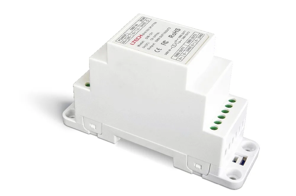 

DIN-121;DMX512 Signal Amplifier;DC12-24V input