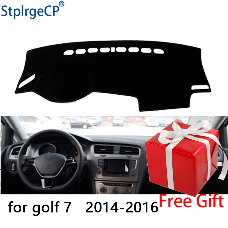 Для Volkswagen Golf 7 MK7 2013-2018 коврик для приборной панели Защитная Накладка на подушку