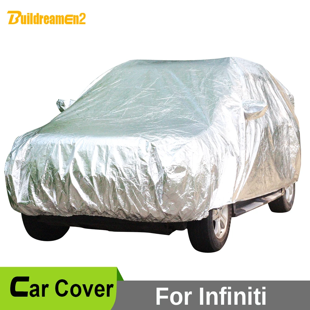 

Buildreamen2 Car Cover Anti-UV Sun Hail Snow Rain Dust Scratch Protection Cover Waterproof For Infiniti QX50 QX60 QX70 ESQ JX35