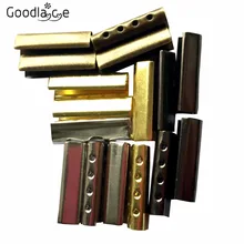 100 шт набор Плоских открывающихся металлических Aglets DIY шнурки Ремонт Замена обуви кружева наконечники головы