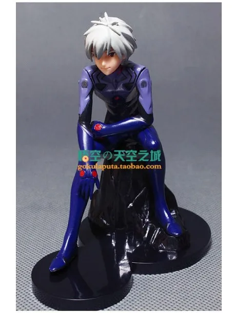 

High quality new anime action figure Evangelion EVA Collection dolls smoked high 8 cm figure send in random 1PC