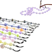 20 шт Красочные Модные Акриловые бисерные очки солнцезащитные очки цепи шнуры Шнур Веревка держатель