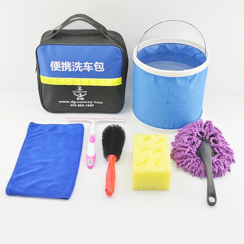 6 Pcs Car Wash Kit Set Accessories Para Autos Automobile Tools Wasing
