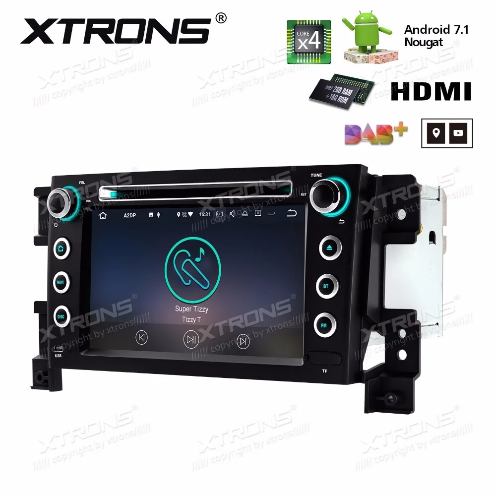 Discount 7" Quad-Core Android 7.1 Nougat OS Car DVD for Suzuki Grand Vitara 2005-2013 with 2GB RAM 16GB ROM & Multi-Window View Support 4