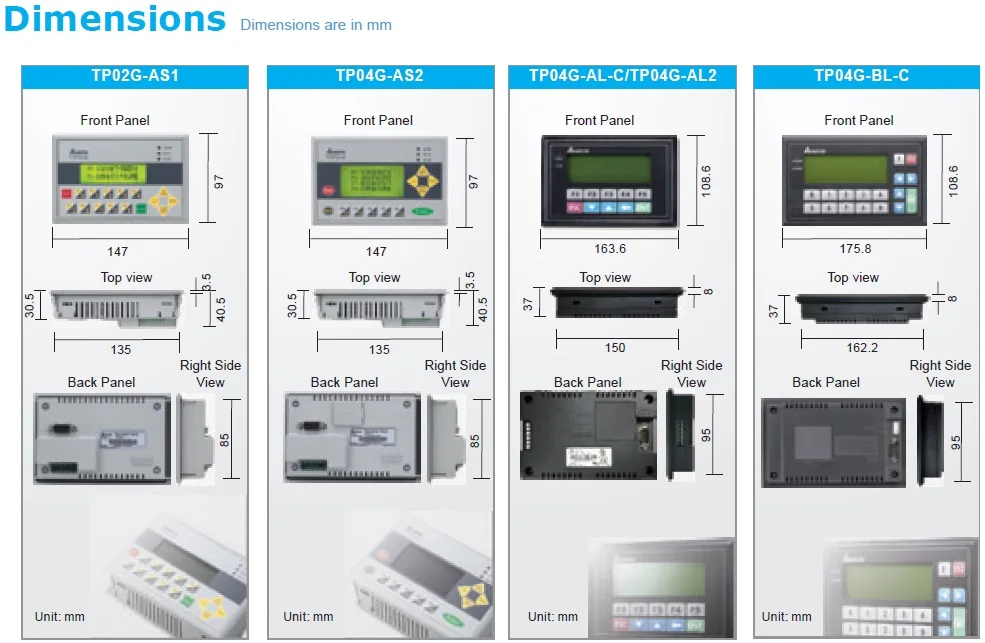 TP70P-21EX1R Сенсорная панель ЧМИ со встроенным PLC в коробке