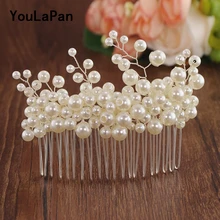 YouLaPan HP118 Свадебная Тиара для невесты гребни невесты Свадебные аксессуары для волос Handband Свадебные украшения для волос Свадебная расческа для волос