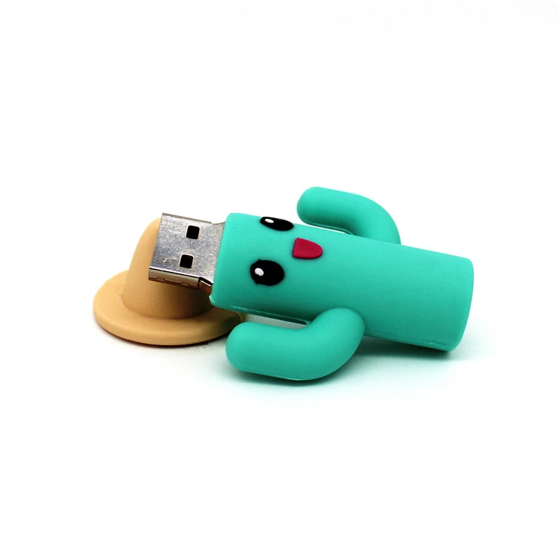 Милый мультфильм большой кактус USB флэш-накопитель 64 ГБ Флешка 4 ГБ 8 ГБ 16 ГБ 32 ГБ Флешка карта памяти Флешка U диск подарок