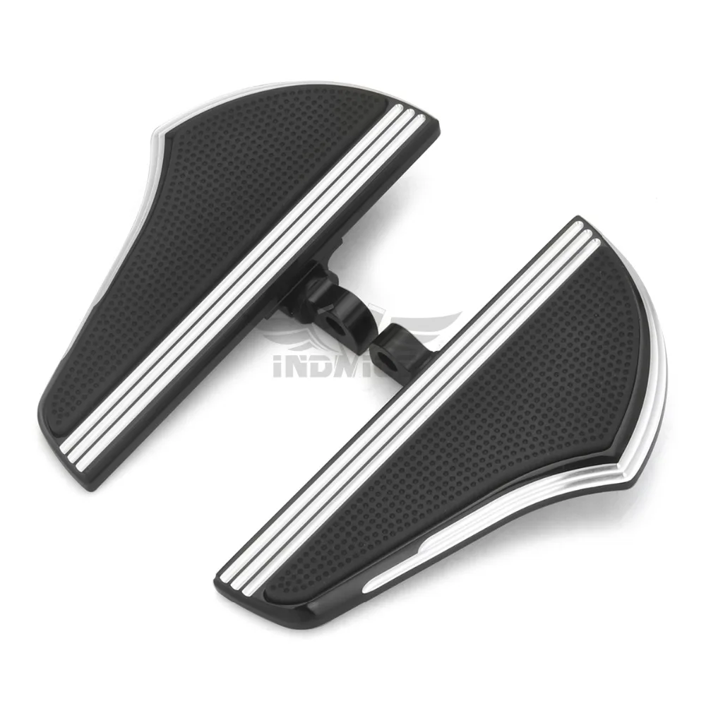 

CNC Defiance Passenger floorboards pegs Black CNC Male Mount footboards for harley Touring FLHX PEG Dyna Sportster XL