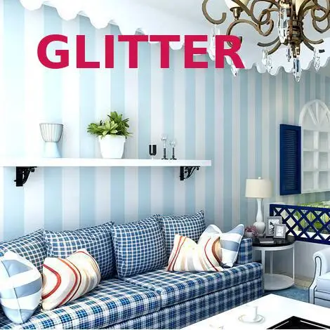 Moderne Woonkamer Behang Roll Pvc Verticale Gestreepte Behang Blauw ... Moderne Woonkamer Behang Roll Pvc Verticale Gestreepte Behang Blauw ...