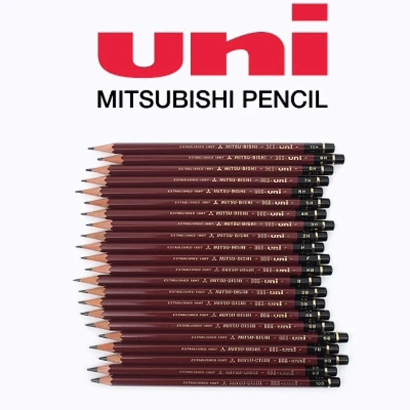 6 шт/лот Mitsubishi Uni HI-UNI 22C самый продвинутый карандаш для рисования 22 типа твердости Стандартные Карандаши Товары для офиса и школы