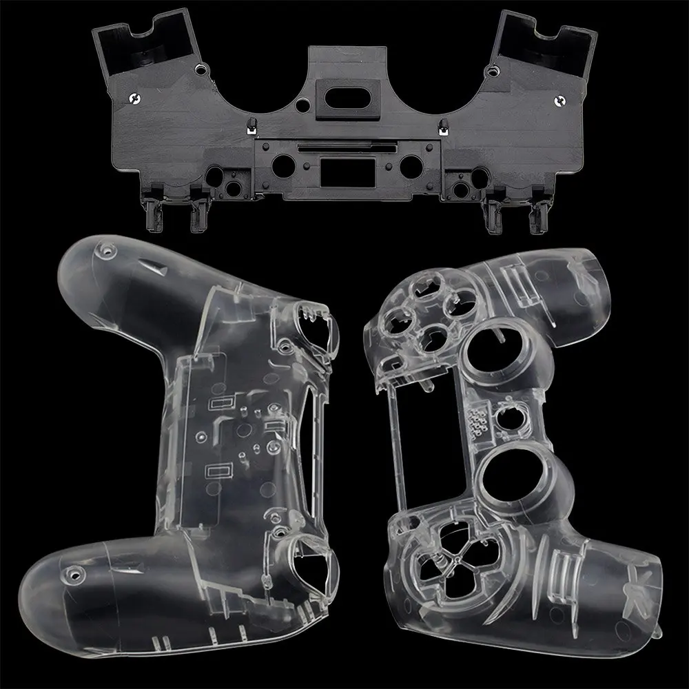 PS4 V1 контроллер пользовательский прозрачный корпус Оболочка Чехол ремонт мод комплект для sony Playstation 4 PS 4 Ограниченная серия