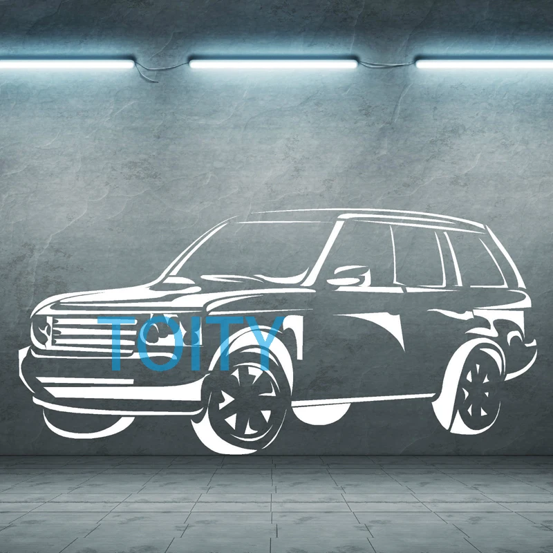 for RANGE ROVER Vinyl wall art sticker decal Car Decal H57cm x W120cmin Wall Stickers from Home