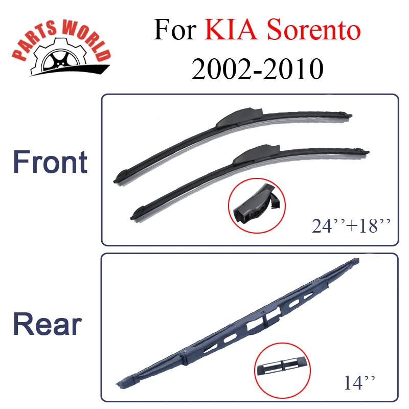 Buy Partsworld Car Wiper Blades For KIA Sorento 2002