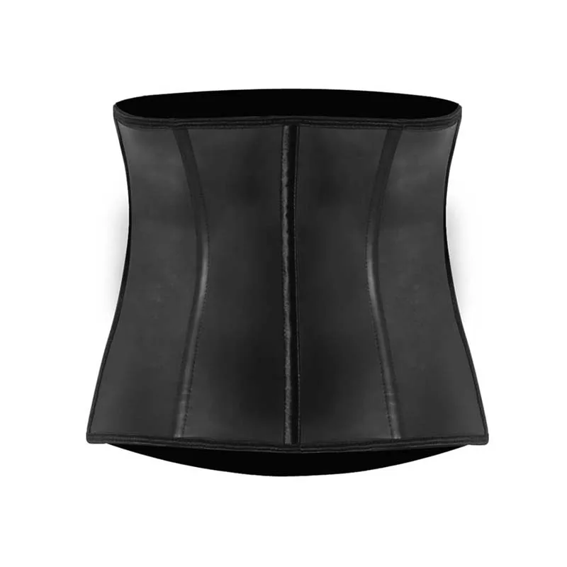 HU&GH XS-3XL Latex Men Corset Waist Control Steel Boned Hot Body Shaper Waist Cincher Belt Girdle Men Amincissante Ventre Homme (3)