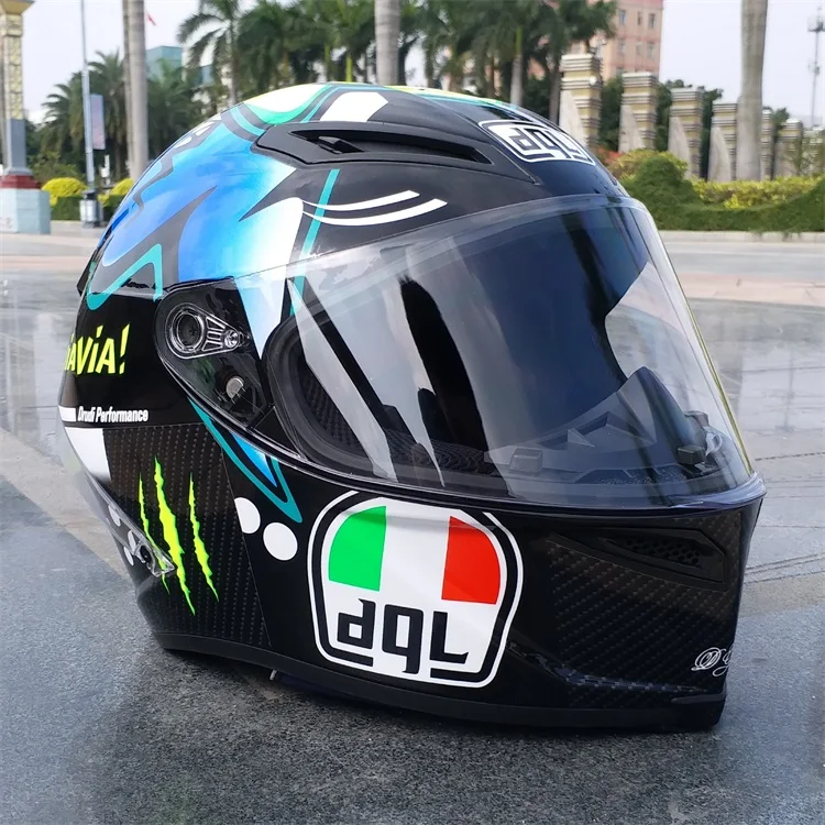 Мотоциклетный шлем четыре сезона персональный, шикарный мотоцикл с задним крылом гоночный Зимний шлем