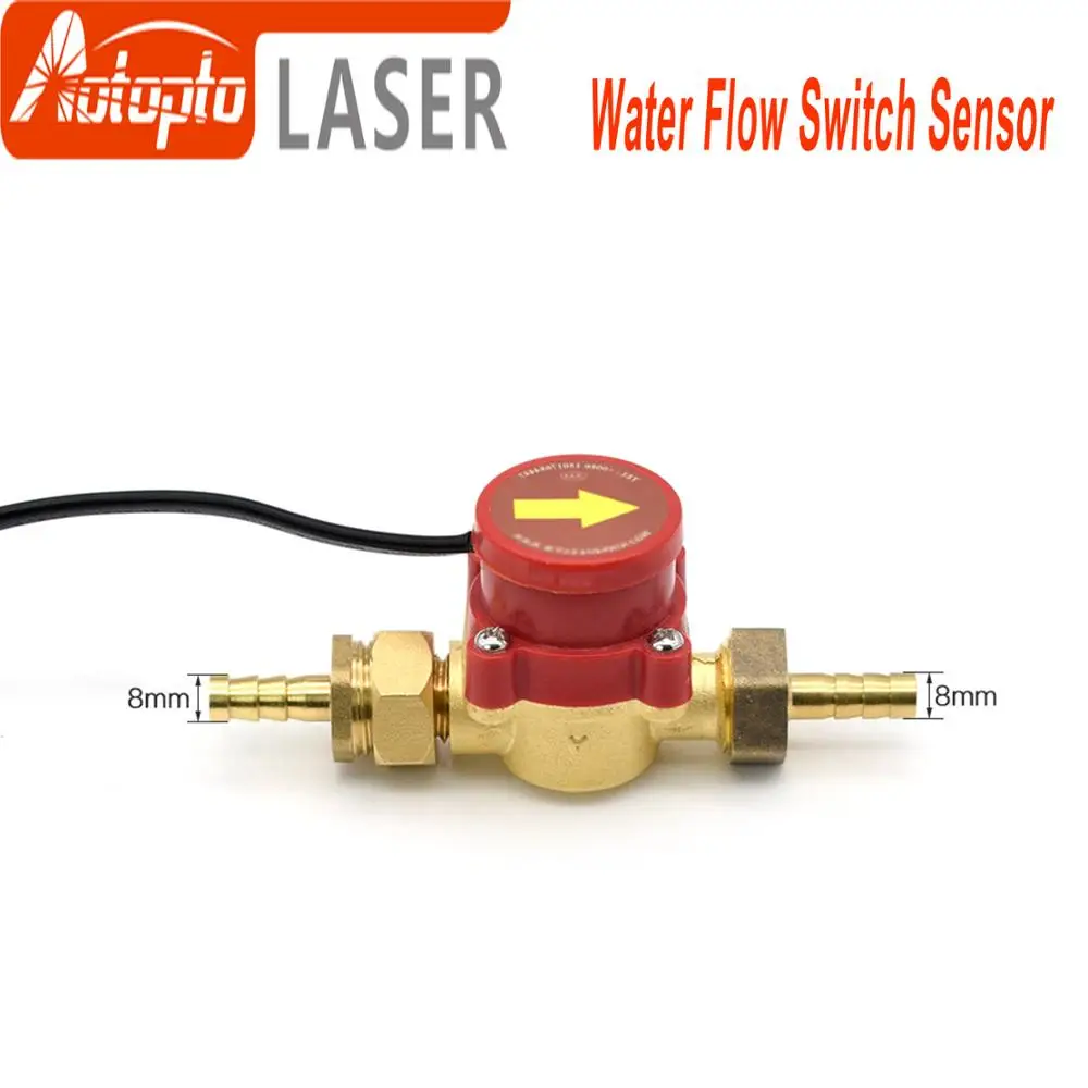 Water Flow Switch Sensor 8/10/12mm for CO2 Laser Engraving Cutting Machine