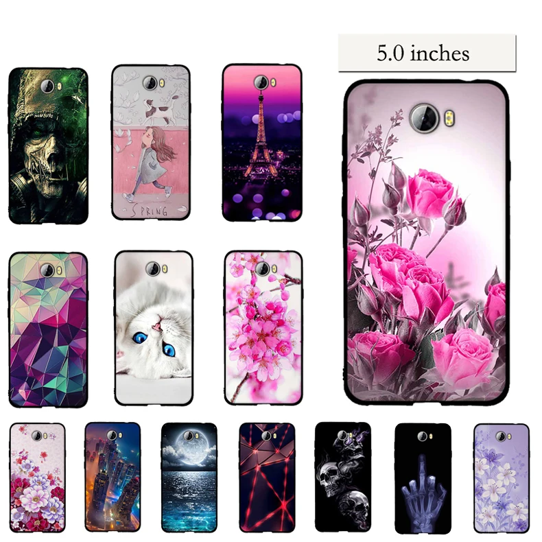 Чехол с 3D рисунком для huawei Y5 2 Honor 5A Защитный Мягкий силиконовый чехол из ТПУ II Play 5