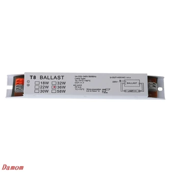 

220-240V AC 36W Wide Voltage T8 Electronic Ballast Fluorescent Lamp Ballasts Xinp