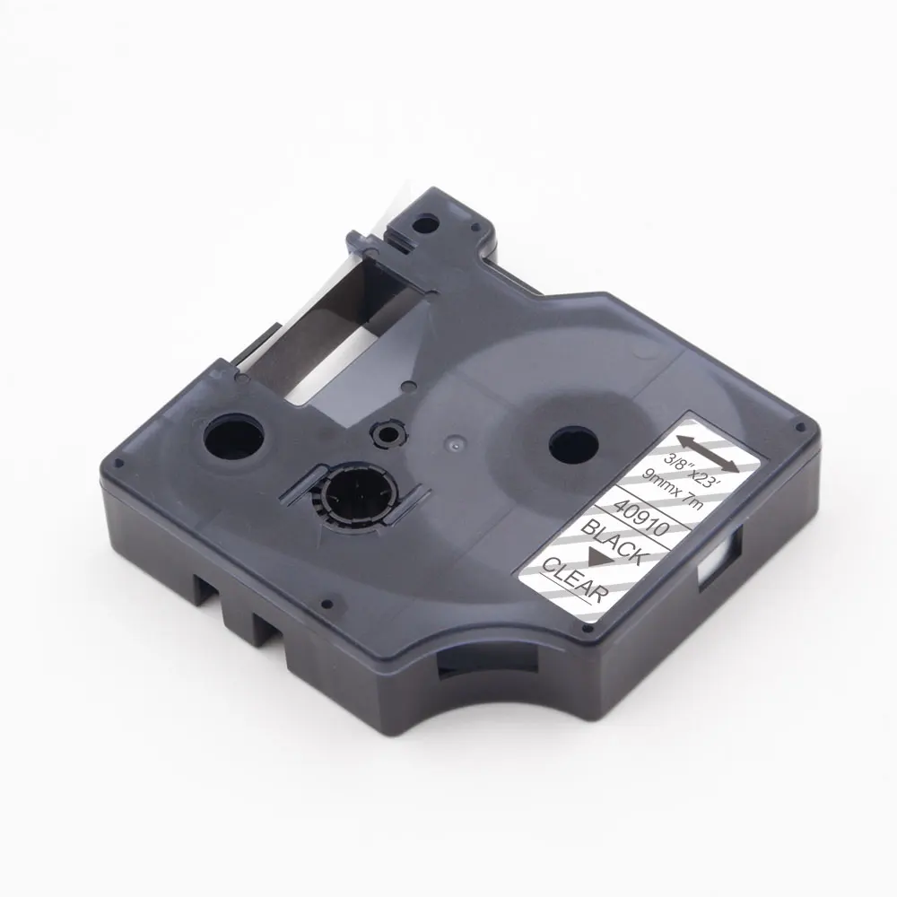 Absoonic 9 мм прозрачные этикеты Dymo D1 40910 S0720670 этикеточные ленты совместимы с 160 210D 280