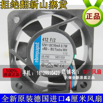 

NEW FOR EBMPAPST ebm-papst 412F/2 4010 12V 4CM cooling fan