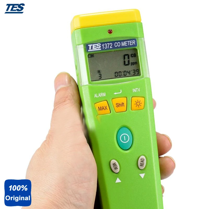 TES-1372 Portable CO Analyzer Carbon Monoxide Meter Gas Tester (0 ~ 999 ppm 1ppm) | Инструменты