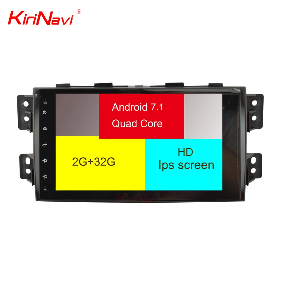 Best KiriNavi 9 inch Adnroid 9.0 Car Dvd Multimedia Player For Kia Mohave Borrego Car Radio GPS Navigation 2008+ 5