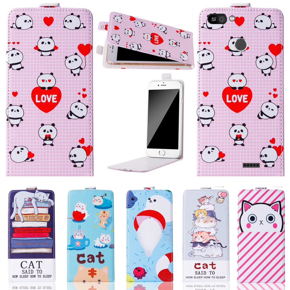 

2018 New items Factory Price Flip PU Leather Cover Plastic Back With Card Holders For Fly Power Plus 2 FS526 Case Coque Capinha