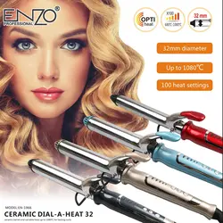 ENZO щипцы для завивки волос Кератиновый белок щипцы для завивки волос Профессиональный ролик для завивки волос салон Инструменты для