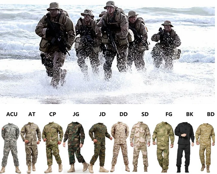 Морской синий цвет мужской военный ACU костюм армейская Военная Униформа военная игра охотничий костюм куртка+ брюки комплект