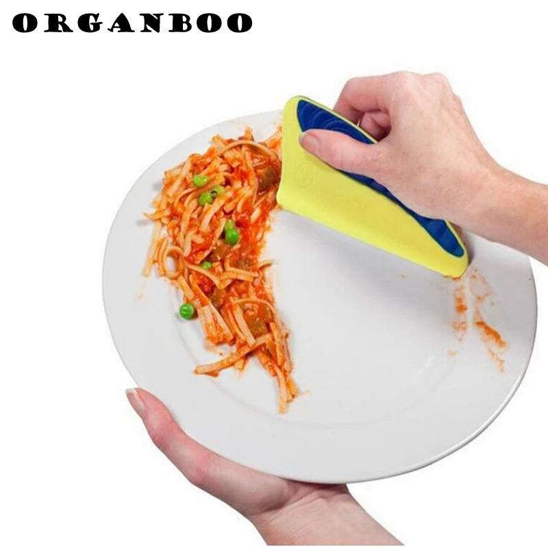 

ORGANBOO Silicone Dish Squeegee Washing Cleaning Scraper Cleaning Brush the Goods For Kitchen