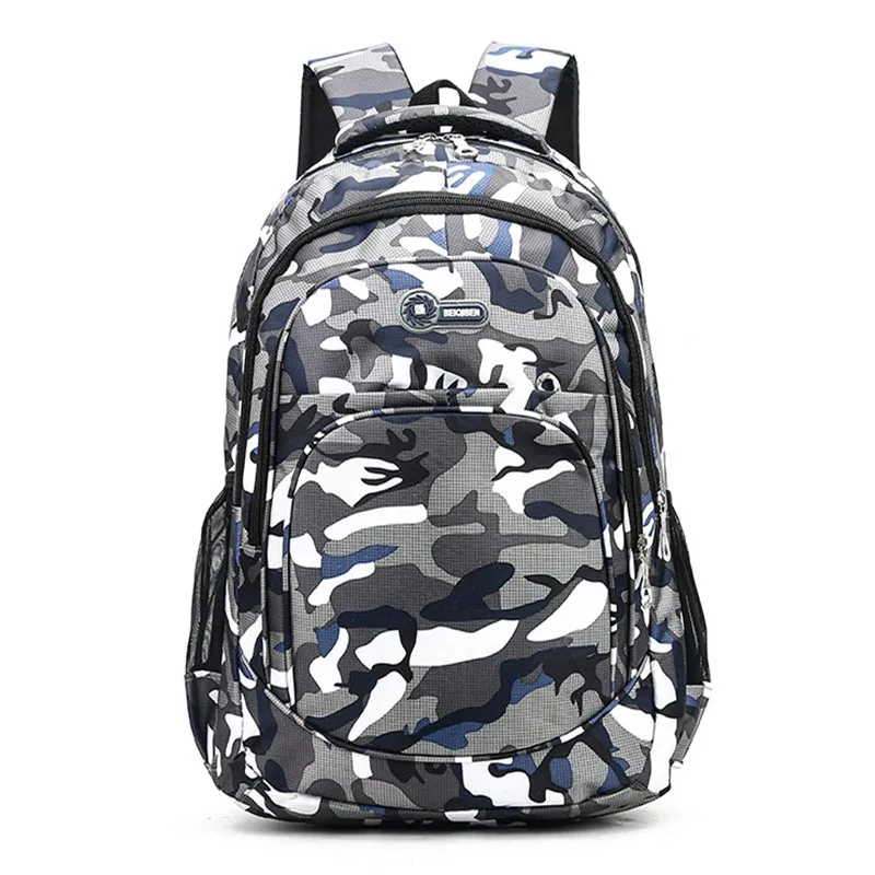 Bolsas escolares impermeables de camuflaje de 2 tamaños para niñas y niños Mochila ortopédica para niños bolso de libros Mochila Escolar de Mochila