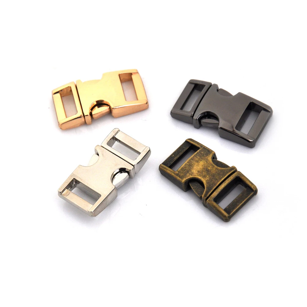

4 Colors Metal Bag Backpack Strap Quick Side Release Buckle Purse Luggage Dog Collar Webbing Belt Clip Clasp Accessories DIY