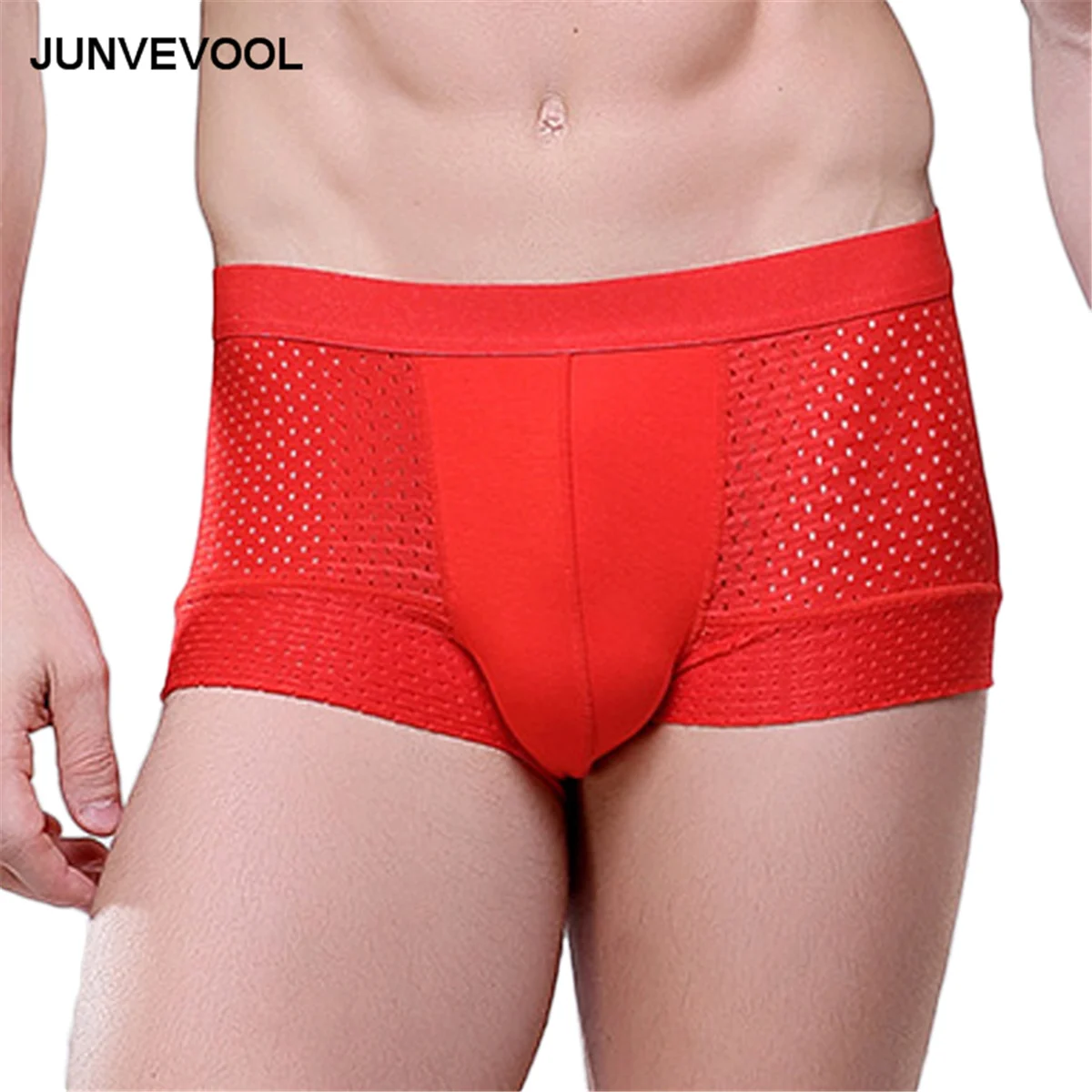 Modal Breathable Underwear Men Sexy Hallow Out Bodysuit Underpants Men