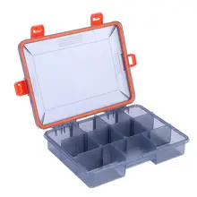 Портативный Блесен коробка высокого Ёмкость прозрачная перегородка Рыбалка Bait Box рыбы чехол рыболовные снасти аксессуары