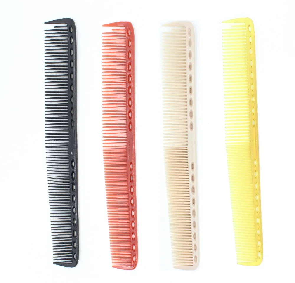 

3 Color Pro Hairdresser Cutting Comb 8 pcs/lot, Professional Y.S/Park Hairdressing Hair Comb Y-08 In Unbreakable Material