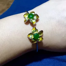 Подвескаиз Натурального Камня Браслет из яшмы, s925 серебряная мозаика, cloisonne ремесло drawing1390