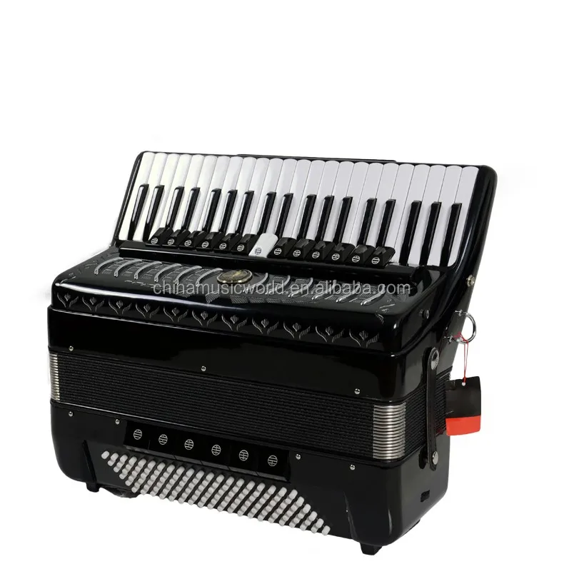 Afanti high quality 41keys 120Bass Piano Accordion AFA-12  classic black color