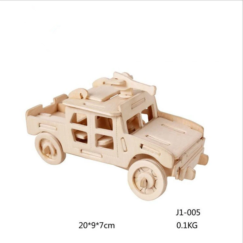 3D Stereo Puzzle - Wood DIY (13)