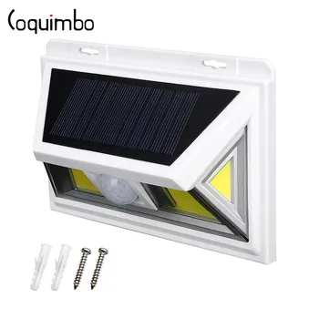 

PIR Motion Sensor Solar Power Wall Lamp Brightness Adjustable Light Sensor Solar Lamp Waterproof Solar Panel Outdoor Lighting