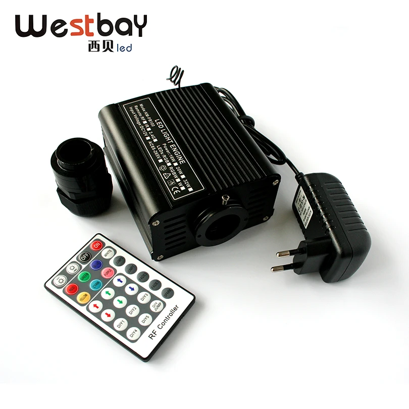 Westbay 16 Вт RGBW Мерцающий СВЕТОДИОДНЫЙ Драйвер волоконно оптического двигателя с 24