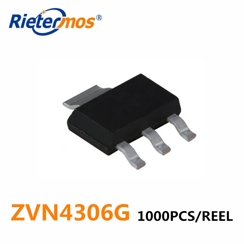 

1000 шт. ZVN4306G ZVN4306 4306 ZVN4306GTA SOT223 N-CHANNEL 60V2.1A