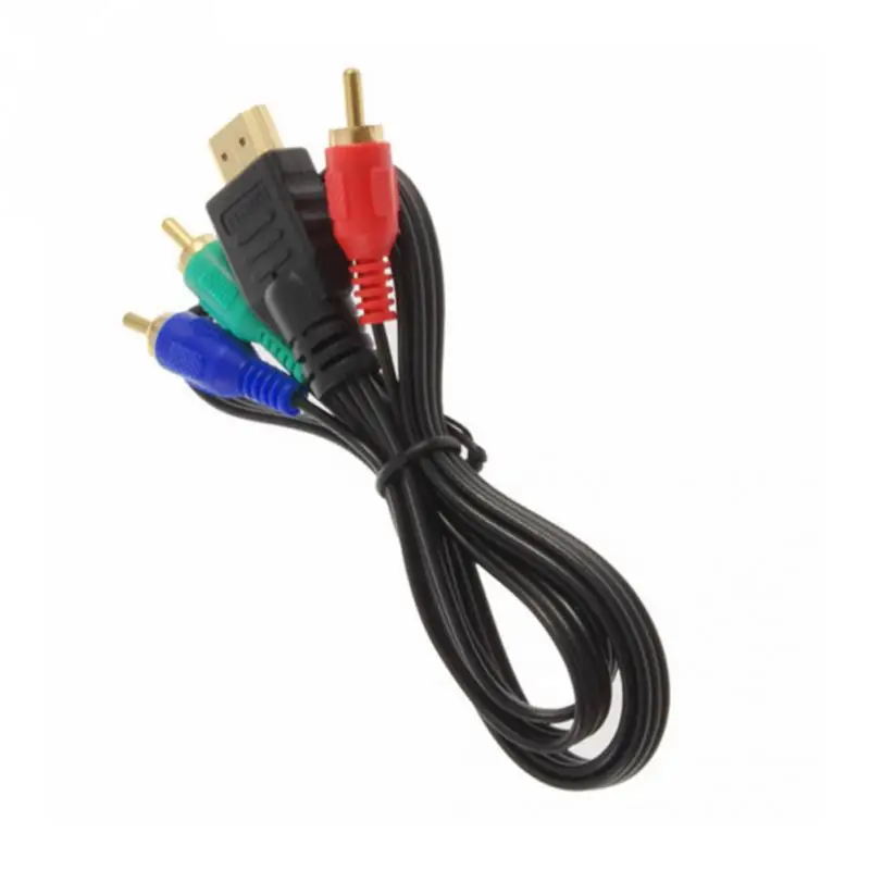 2019 Новый 1 M 1080 P HDTV HDMI Мужской до 3 RCA аудио видео AV адаптер для кабельного шнура